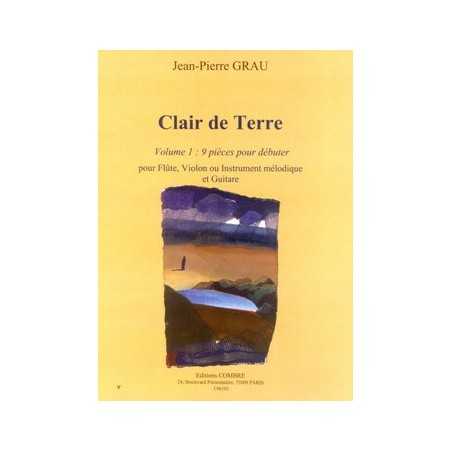 CLAIR DE TERRE VOL.1 (9 PIÈCES POUR DÉBUTER)