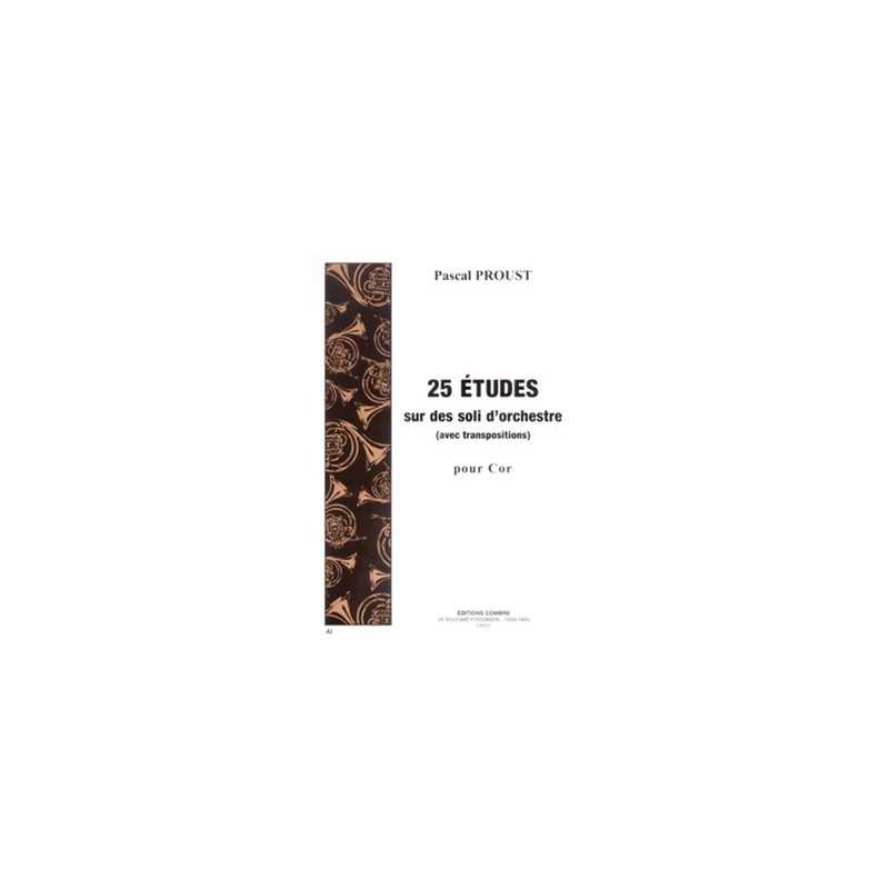 ETUDES SUR DES SOLI D'ORCHESTRE AVEC TRANSPOSITION (25)