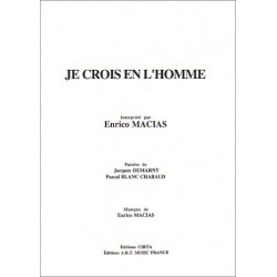JE CROIS EN L'HOMME