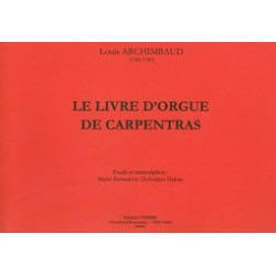 LE LIVRE D'ORGUE DE CARPENTRAS