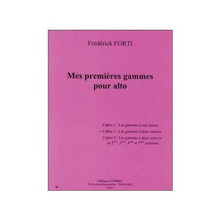 MES PREMIÈRES GAMMES POUR ALTO - CAHIER 2 : GAMMES À 2 OCTAVES