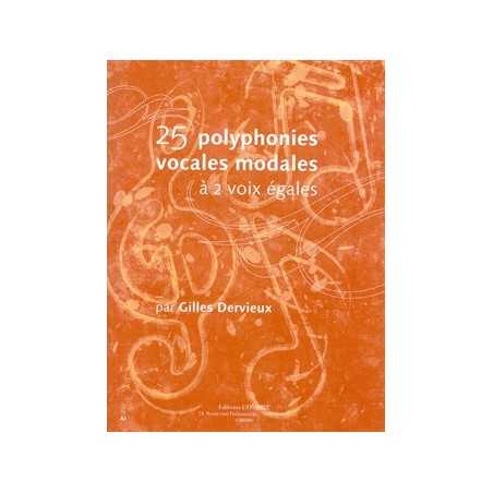 POLYPHONIES VOCALES MODALES (25) À 2 VOIX ÉGALES