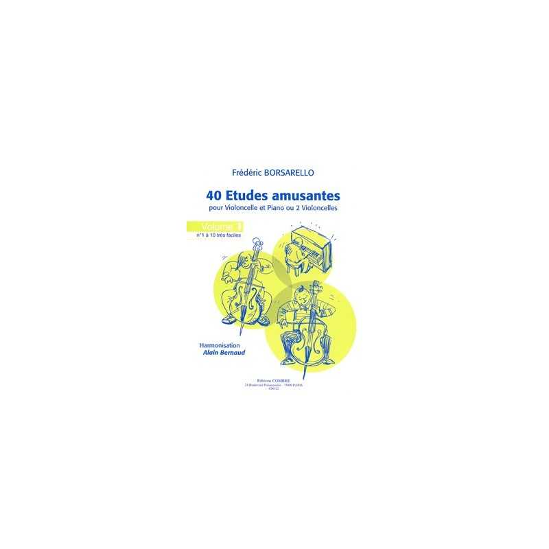ETUDES AMUSANTES (40) VOL.1 (1 À 10)