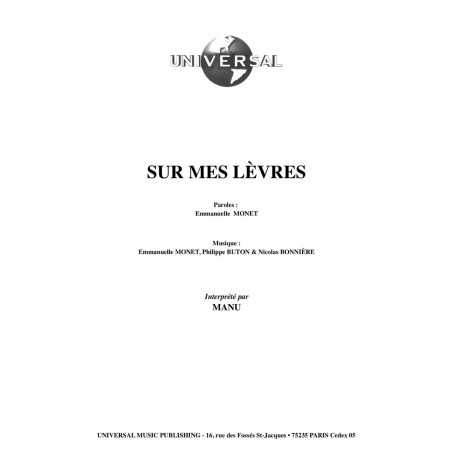 SUR MES LÈVRES