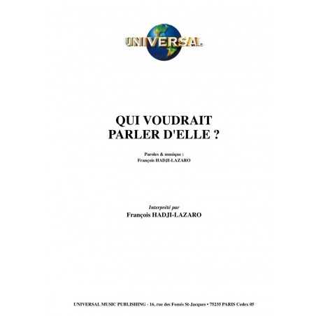 QUI VOUDRAIT PARLER D'ELLE ?