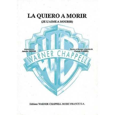 LA QUIERO A MORIR