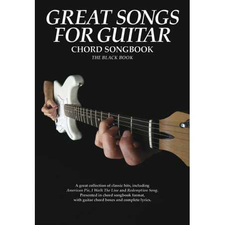 THE BLACK BOOK - GREAT SONGS FOR GUITAR CHORD SONGBOOK