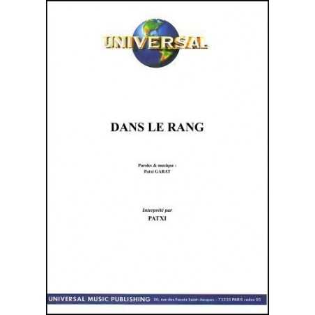 DANS LE RANG