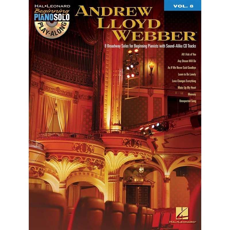 BEGINNING PIANO SOLO PLAY-ALONG VOL. 8 : ANDREW LLOYD WEBBER