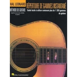 MÉTHODE DE GUITARE - RÉPERTOIRE DE GAMMES INSTANTANÉ