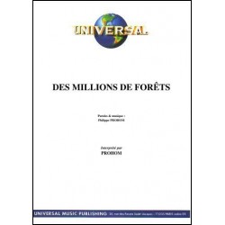 DES MILLIONS DE FORÊTS