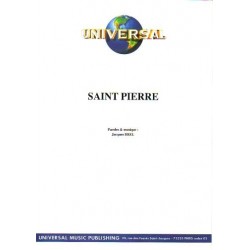 Partition SAINT PIERRE Jacques BREL pdf