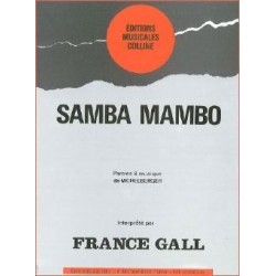 Partition SAMBA MAMBO France Gall