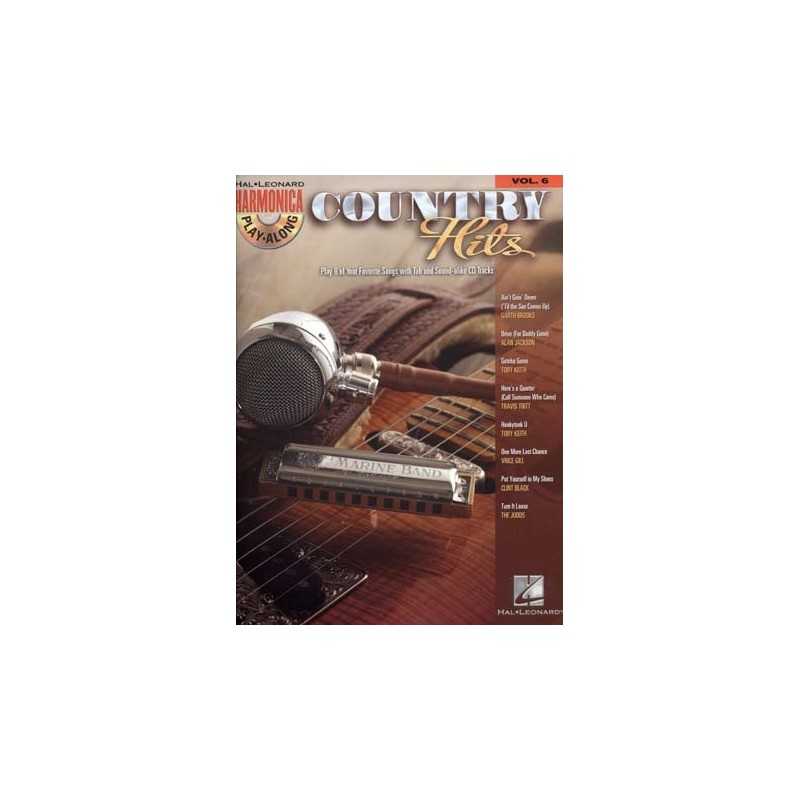 HARMONICA PLAY-ALONG VOL.6 - COUNTRY HITS (+CD)