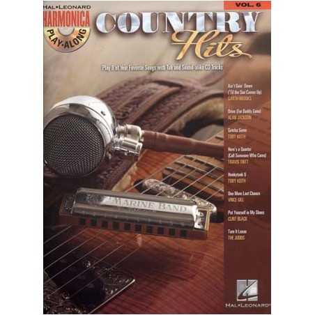 HARMONICA PLAY-ALONG VOL.6 - COUNTRY HITS (+CD)