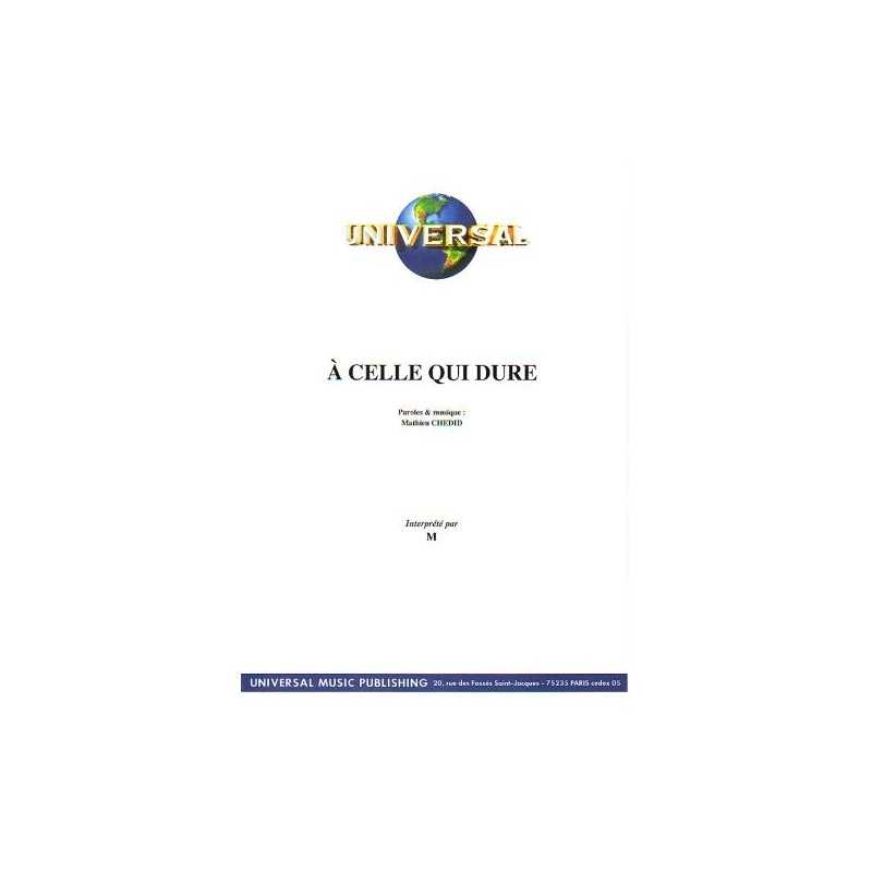 À CELLE QUI DURE