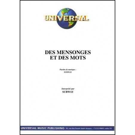DES MENSONGES ET DES MOTS