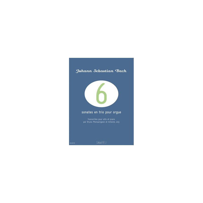 SONATES EN TRIO POUR ORGUE (6)