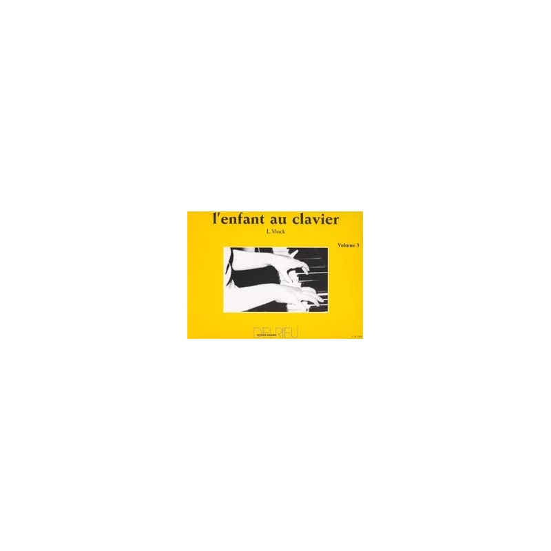 Partition L'ENFANT AU CLAVIER VOL.3 Lina VINCK