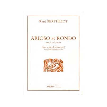 ARIOSO ET RONDO DANS LE STYLE ANCIEN