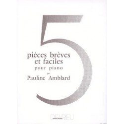 PIÈCES BRÈVES ET FACILES (5)