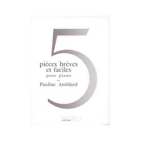 PIÈCES BRÈVES ET FACILES (5)
