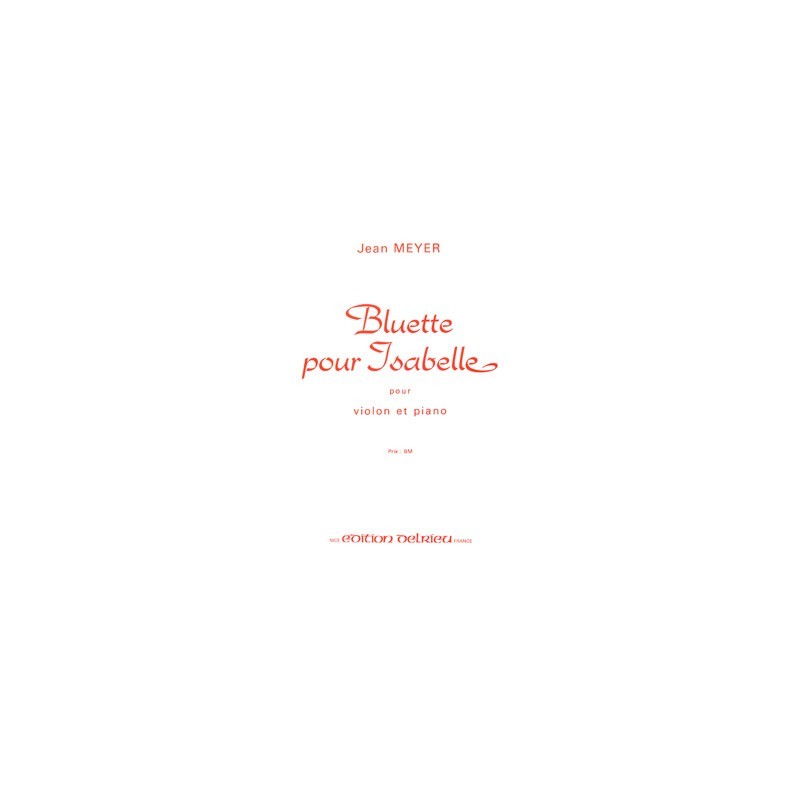 BLUETTE POUR ISABELLE