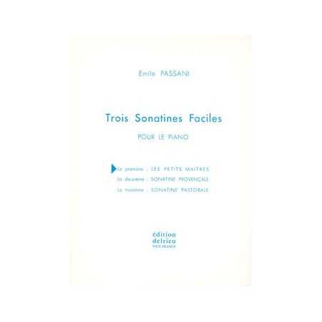SONATINE N°1 LES PETITS MAÎTRES