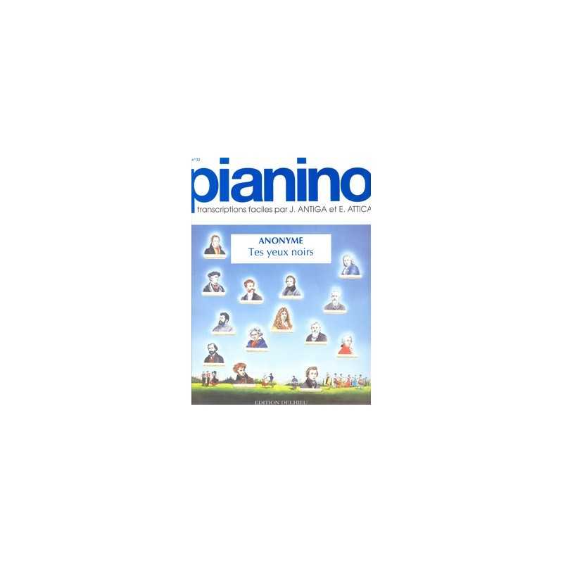 TES YEUX NOIRS PIANINO 32