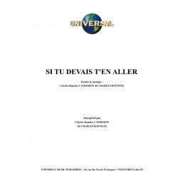 SI TU DEVAIS T'EN ALLER
