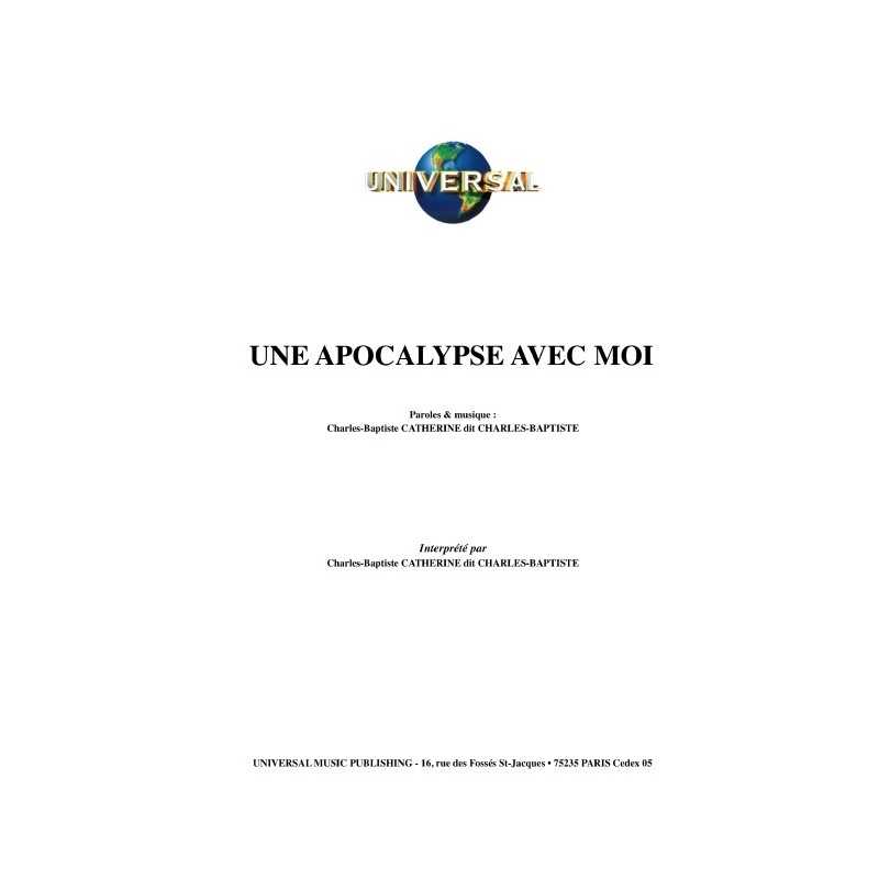 UNE APOCALYPSE AVEC MOI
