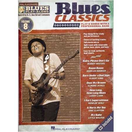 BLUES PLAY-ALONG VOL.8 - BLUES CLASSICS (+CD)