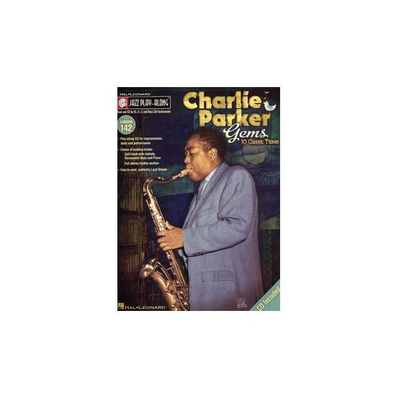 JAZZ PLAY-ALONG VOL.142 - CHARLIE PARKER GEMS (+CD)