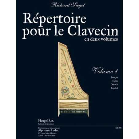 RÉPERTOIRE POUR LE CLAVECIN VOL.1
