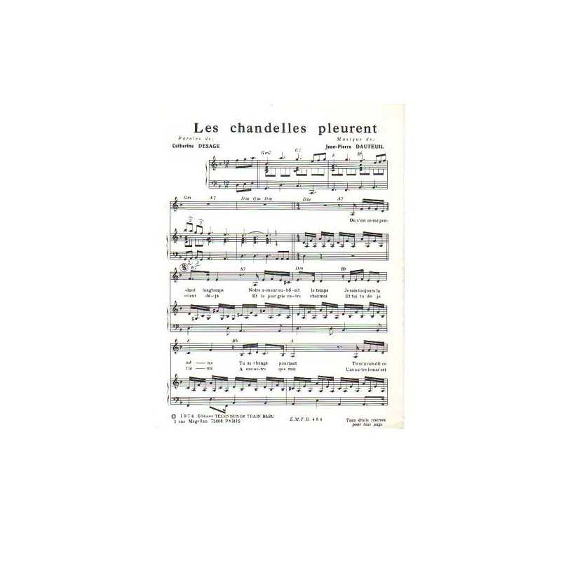 LES CHANDELLES PLEURENT