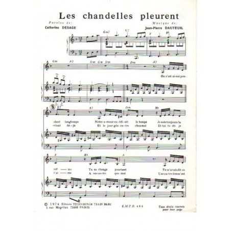 LES CHANDELLES PLEURENT