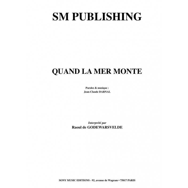 QUAND LA MER MONTE