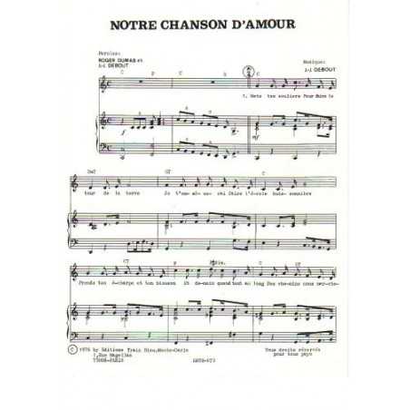 NOTRE CHANSON D'AMOUR