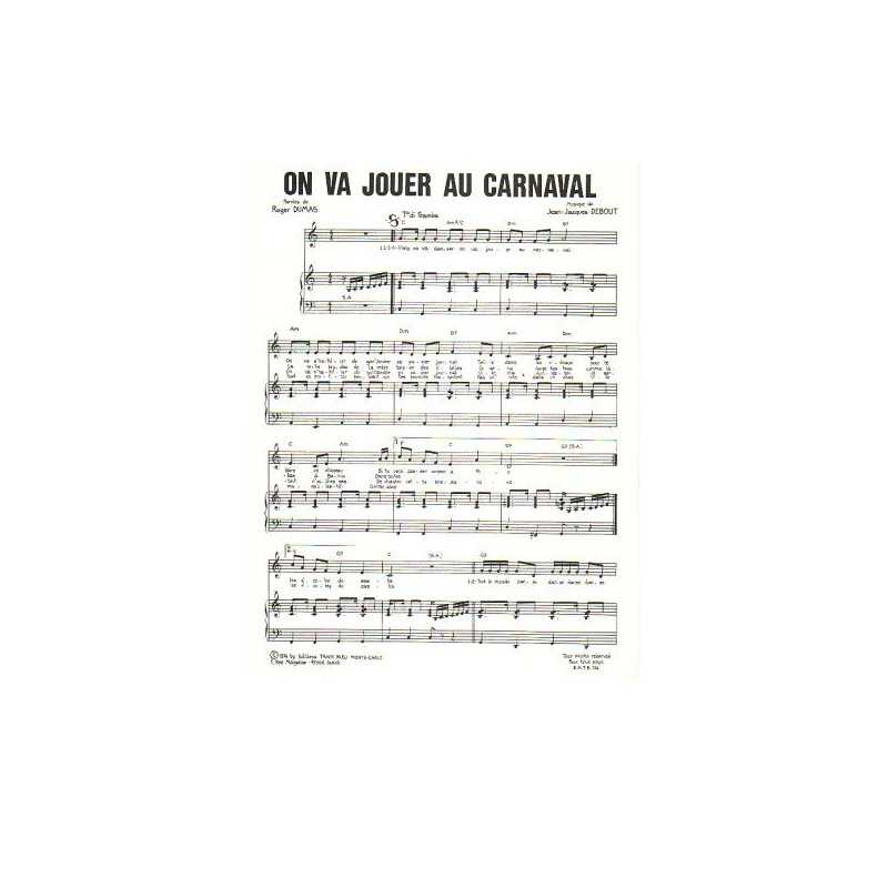 ON VA JOUER AU CARNAVAL