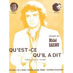 QU'EST-CE QU'IL A DIT