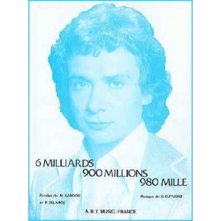6 MILLIARDS 900 MILLIONS 980 MILLE