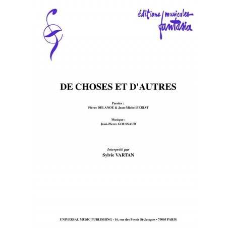 DE CHOSES ET D'AUTRES