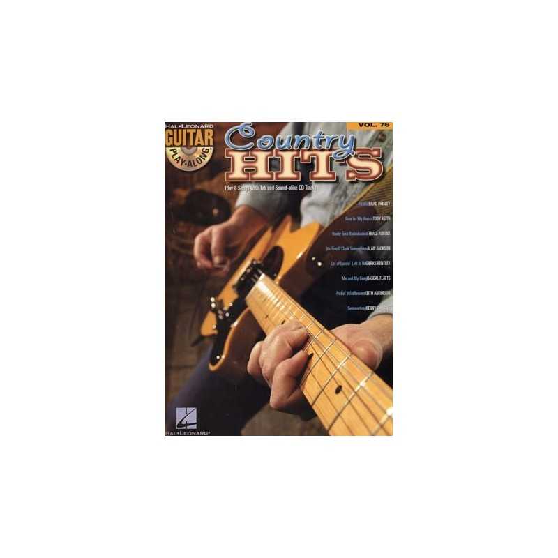 GUITAR PLAY-ALONG VOL.076 - COUNTRY HITS (+CD)