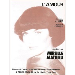 Partition L'AMOUR Mireille Mathieu