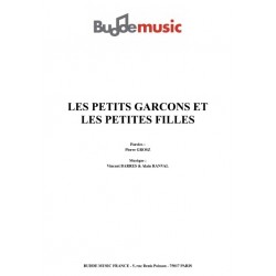 LES PETITS GARCONS ET LES PETITES FILLES