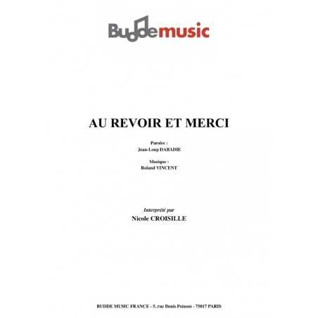 AU REVOIR ET MERCI
