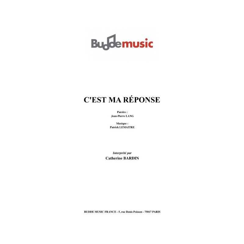 C'EST MA RÉPONSE