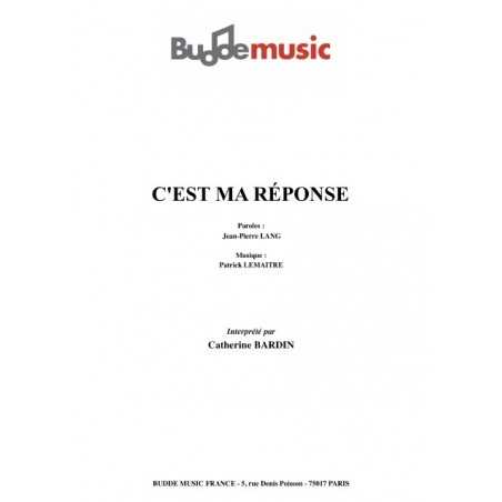C'EST MA RÉPONSE