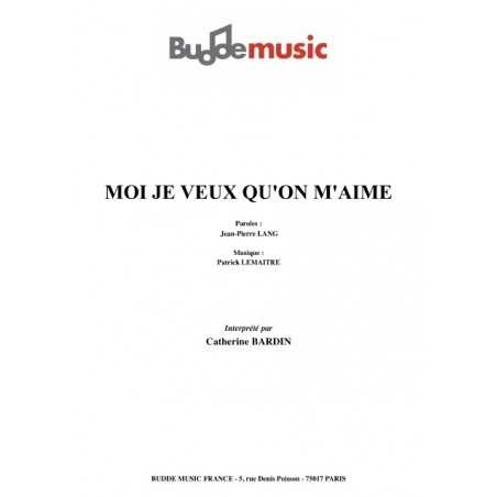 MOI JE VEUX QU'ON M'AIME