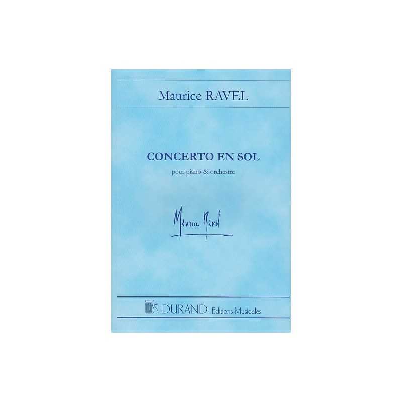 CONCERTO EN SOL POUR PIANO ET ORCHESTRE (Poche)